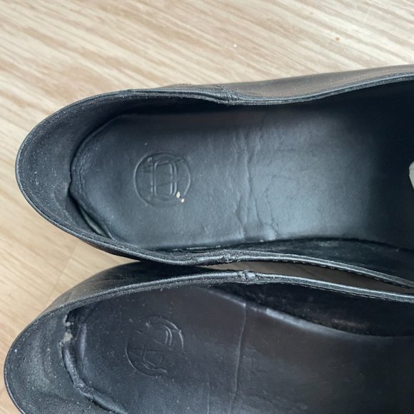 massimo dutti women's classic leather loafers size 37 - Picture 2 of 8